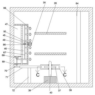 Communication cabinet device integrating photoelectric conversion and fireproof functions