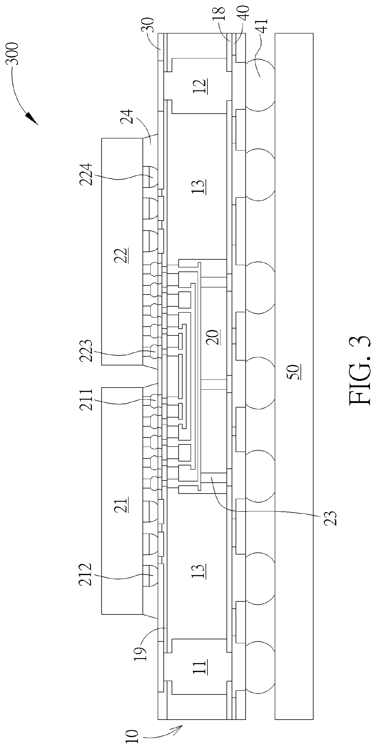 Chip package structure using silicon interposer as interconnection bridge