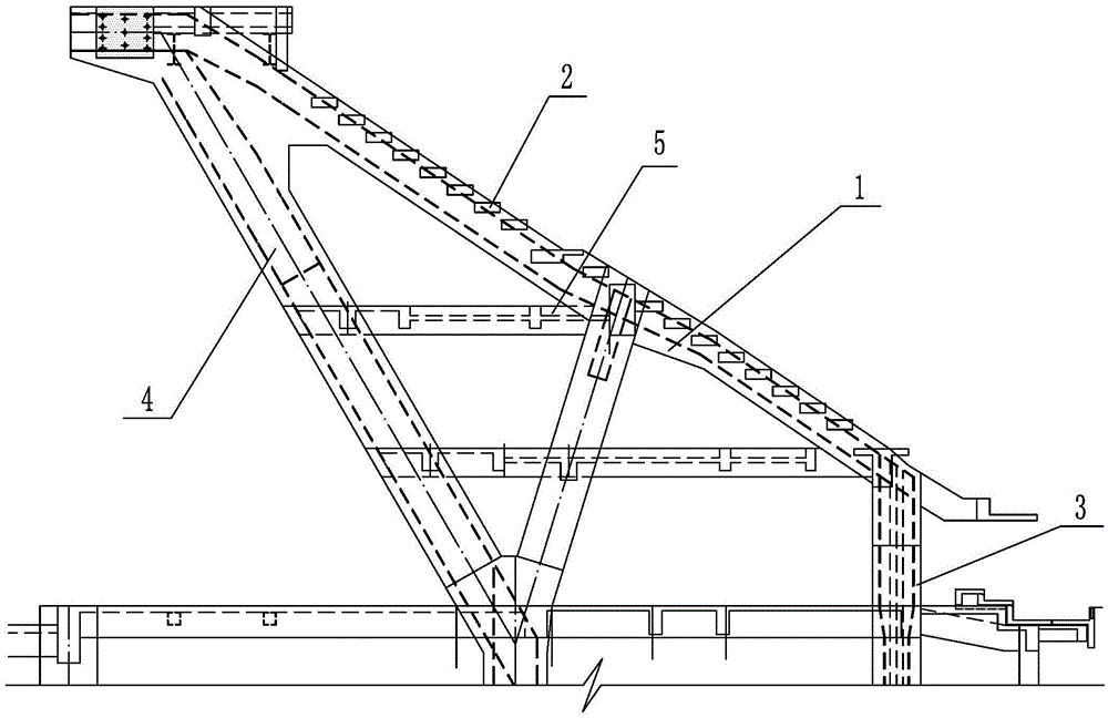 Construction technology of prestressed oblique beam with variable cross-section