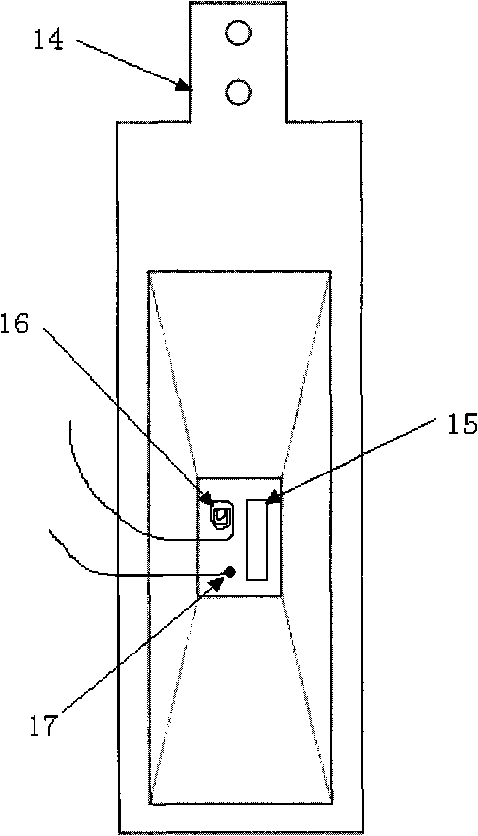 Low-temperature physical property measuring device of solid material