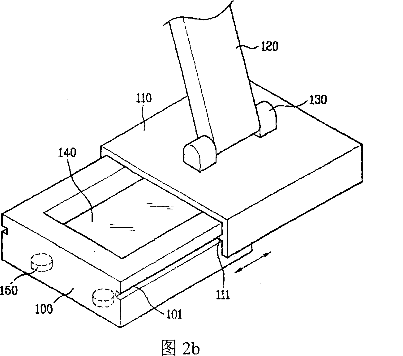 Flat video display device