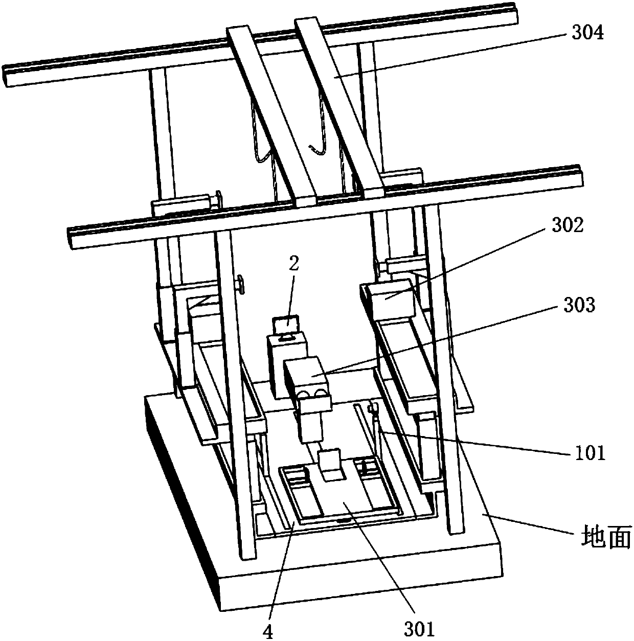 A working method for intelligent installation of heavy hydraulic supports