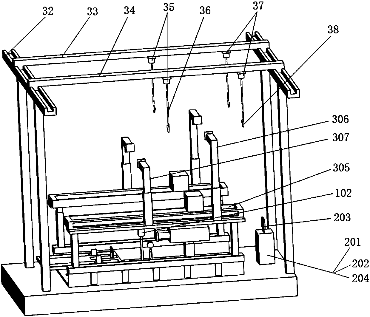 A working method for intelligent installation of heavy hydraulic supports