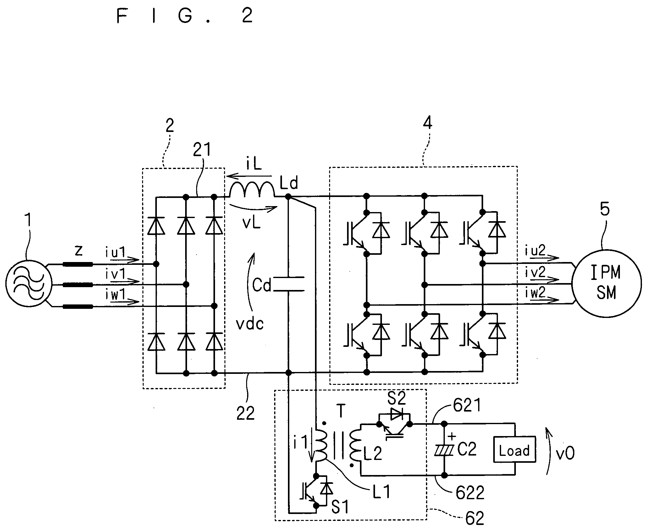 Power Converter and Its Control Method and Air Conditioner