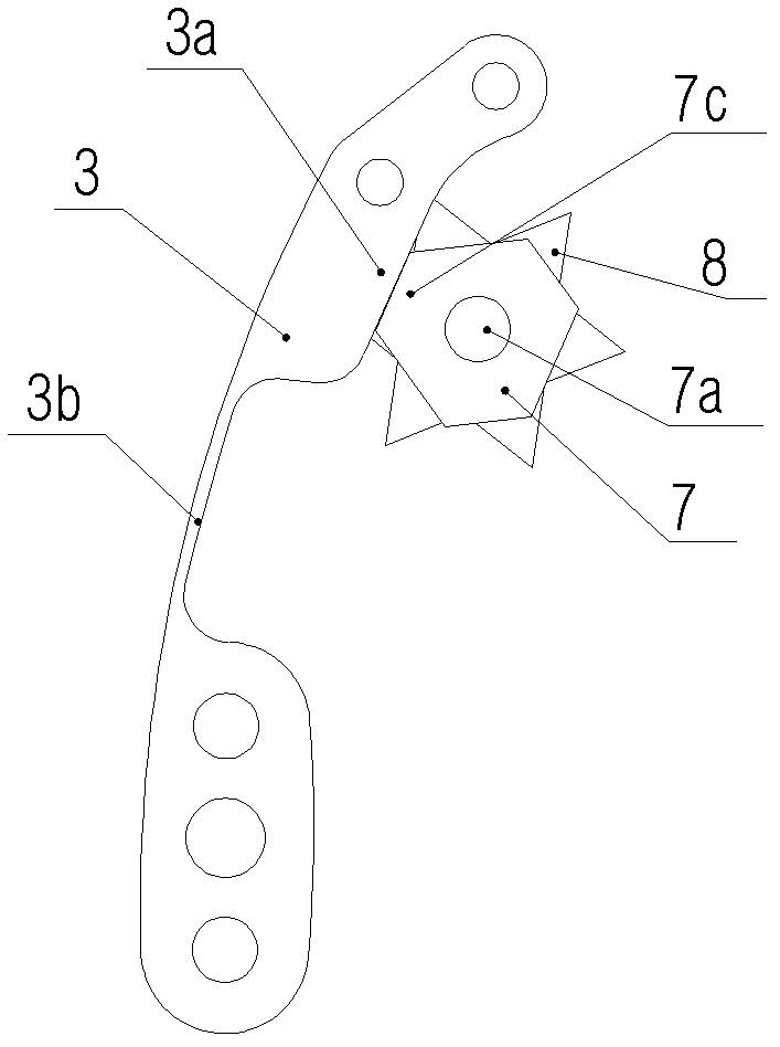 A large and small self-ringing control mechanism of a self-ringing mechanical watch