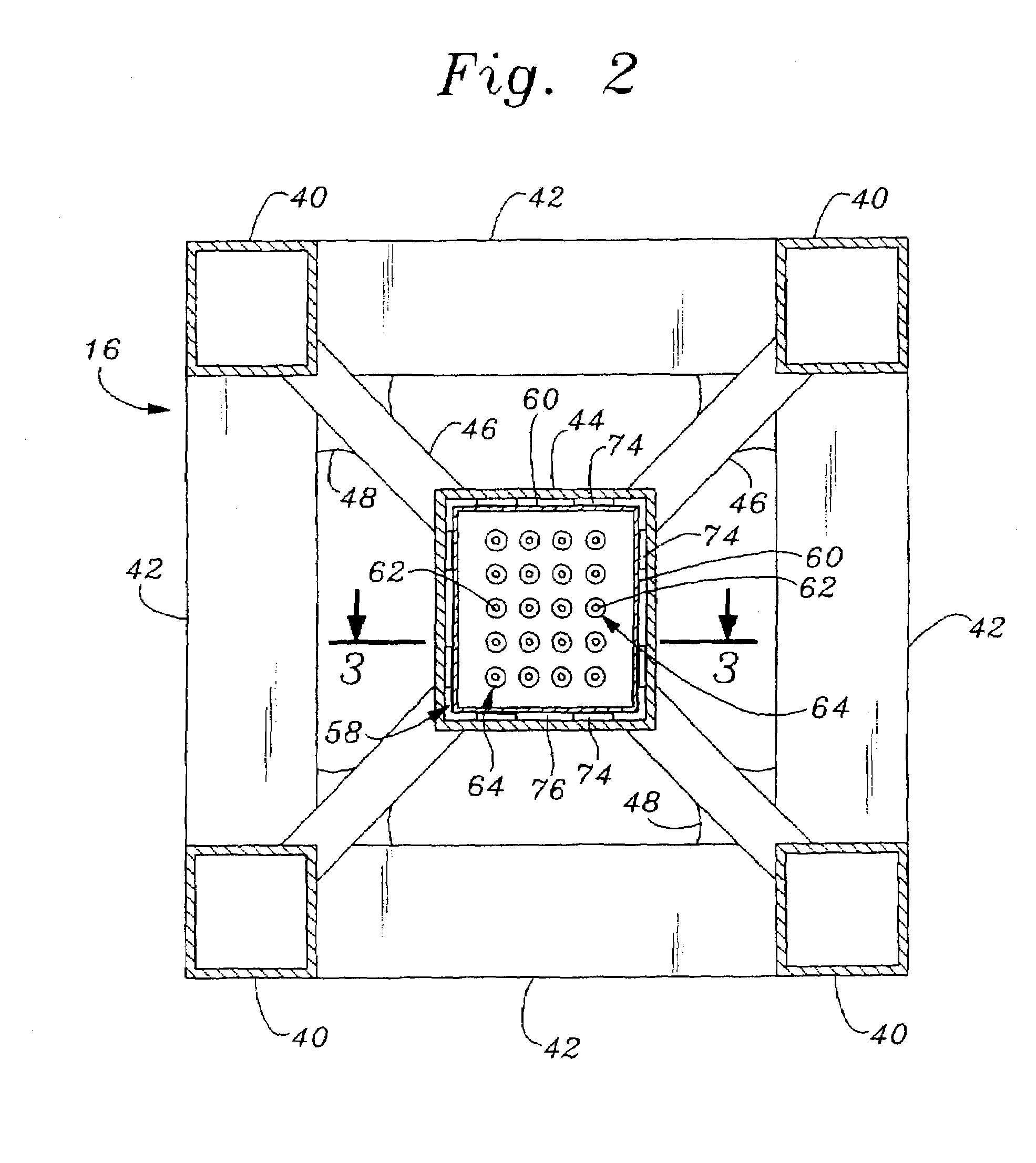 Riser support system for use with an offshore platform