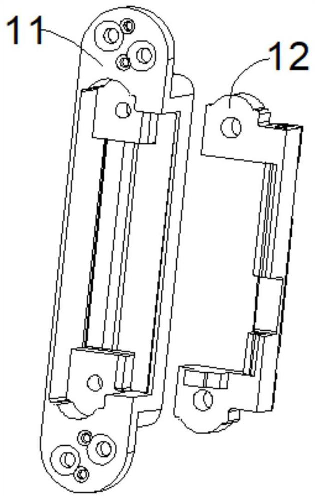 Door hinge closing pressure adjusting device and door hinge comprising same