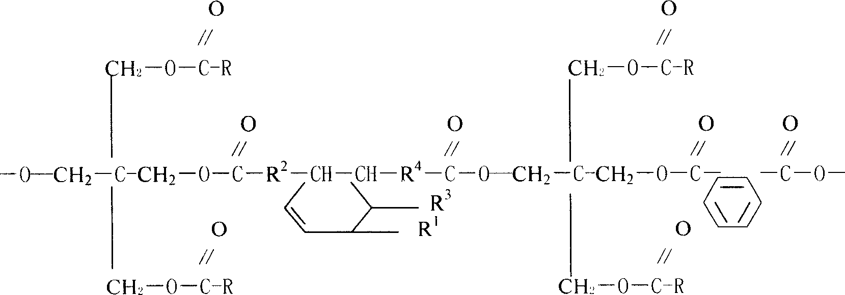 Dimer acid modified alkyd resin and preparing method thereof
