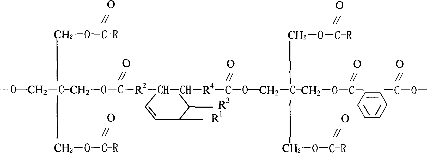 Dimer acid modified alkyd resin and preparing method thereof