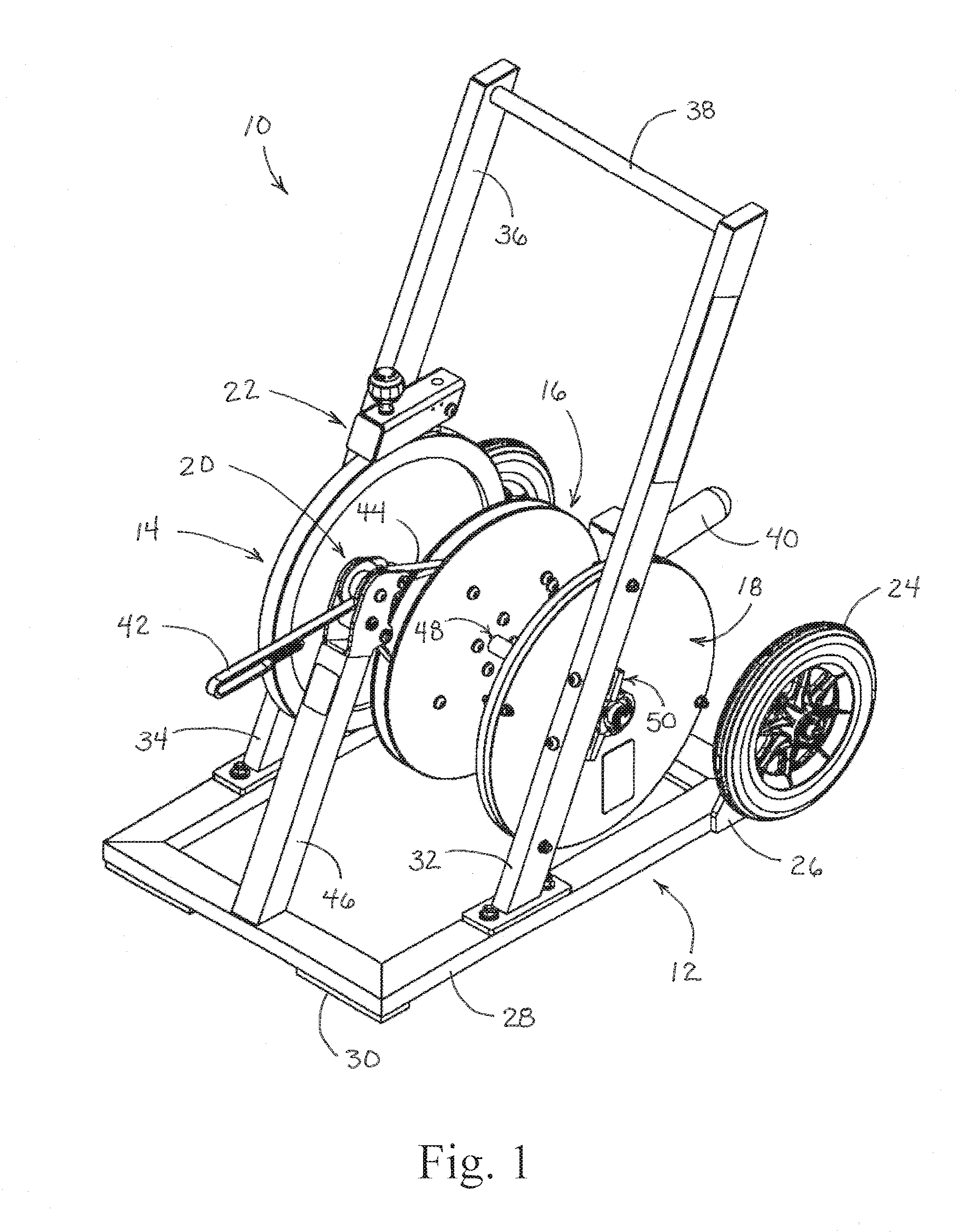 Exercise Machine for Providing Resistance to Ambulatory Motion of the User