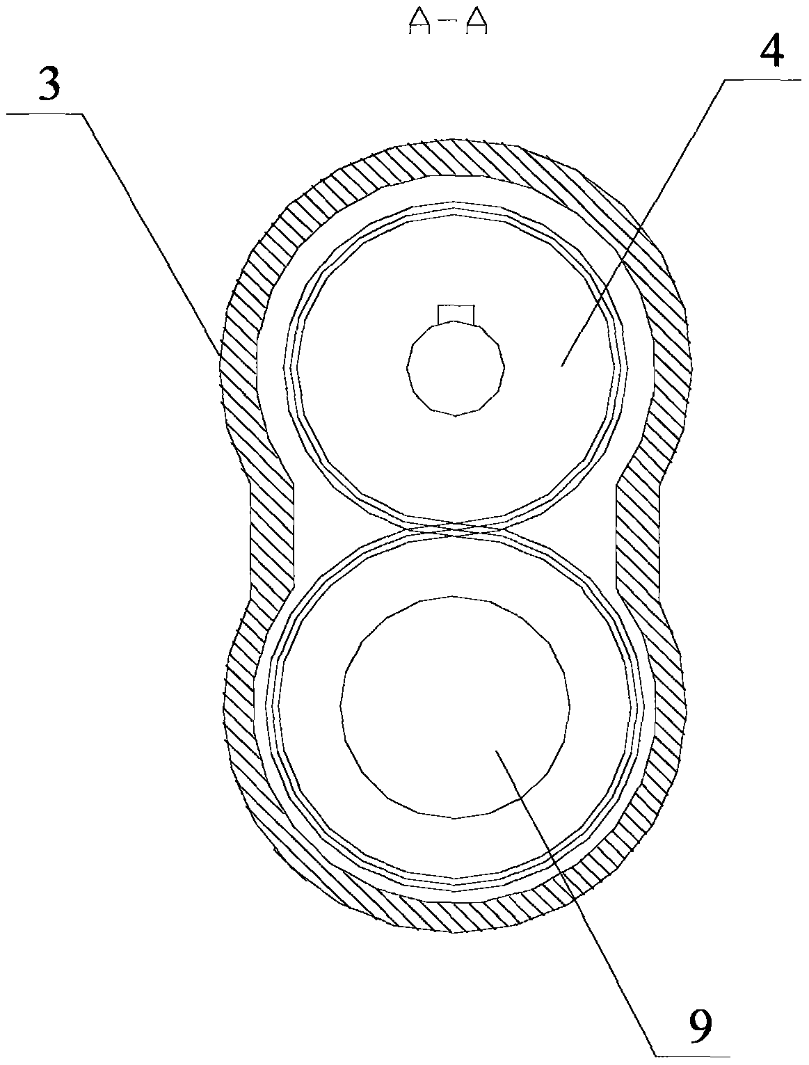 Liquid ring maintenance device for liquid ring transport