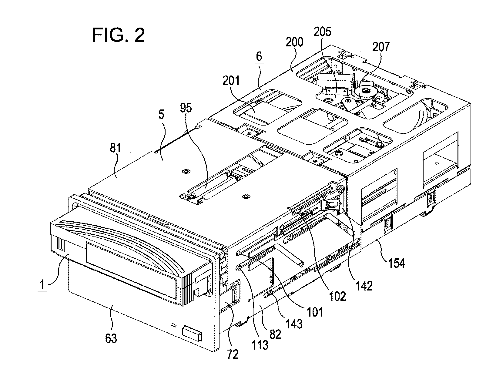 Cartridge drive apparatus