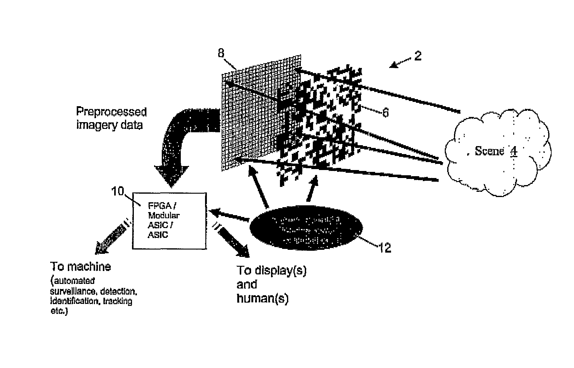 Coded aperture imaging system having adjustable imaging performance with a reconfigurable coded aperture mask