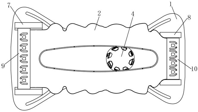 Supporting plate for nursing apparatus