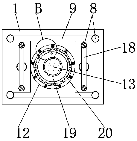 A polishing device for tubular machining that facilitates multi-angle work