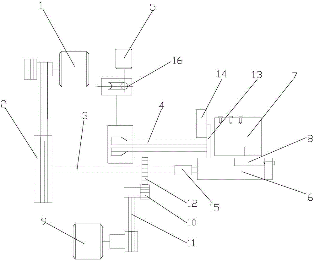 Spoke thread rolling machine