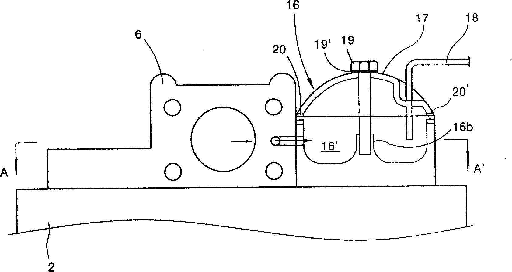 Discharge silencer fixing structure for hermetic compressor