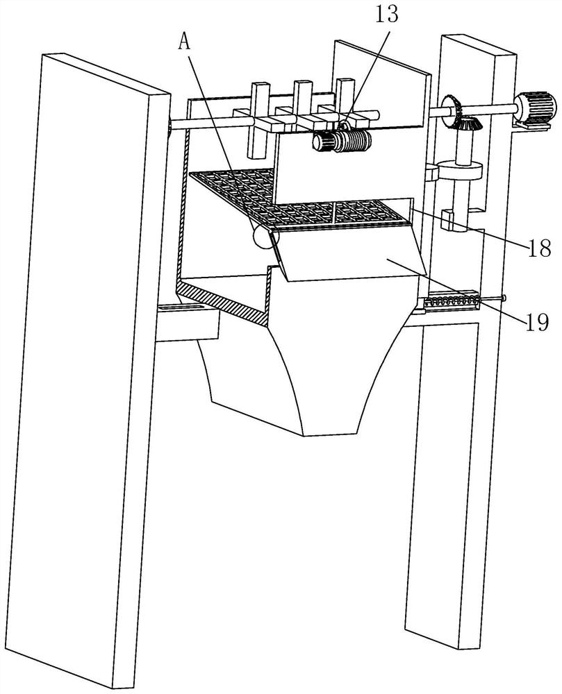 Building waste residue treatment device