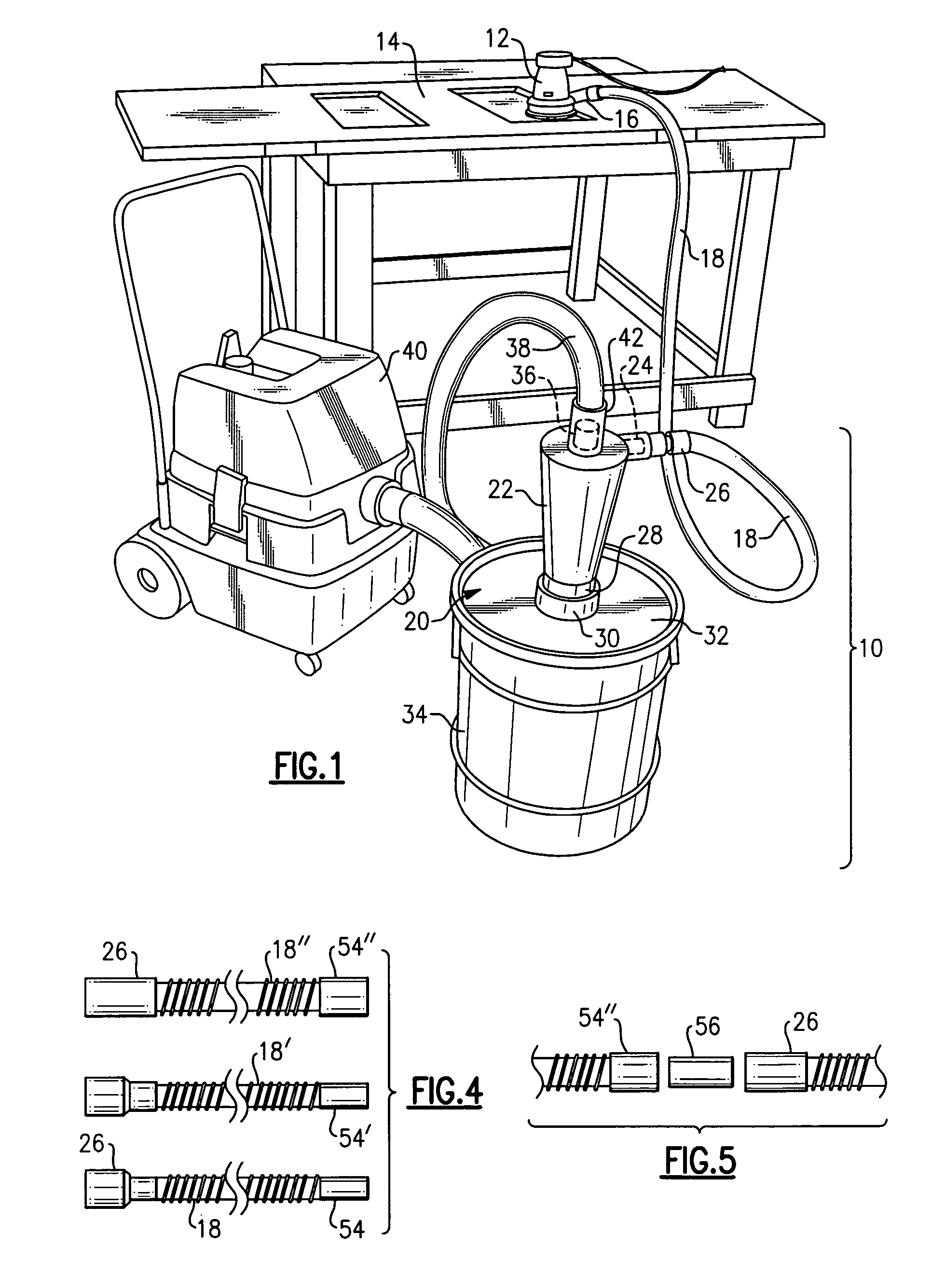 Auxiliary dust collection system