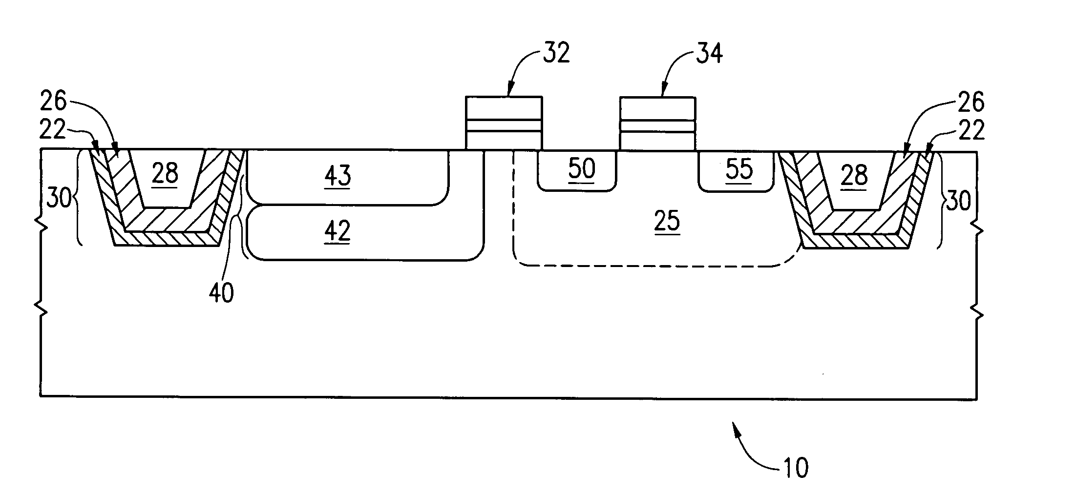 Using high-k dielectrics in isolation structures method, pixel and imager device