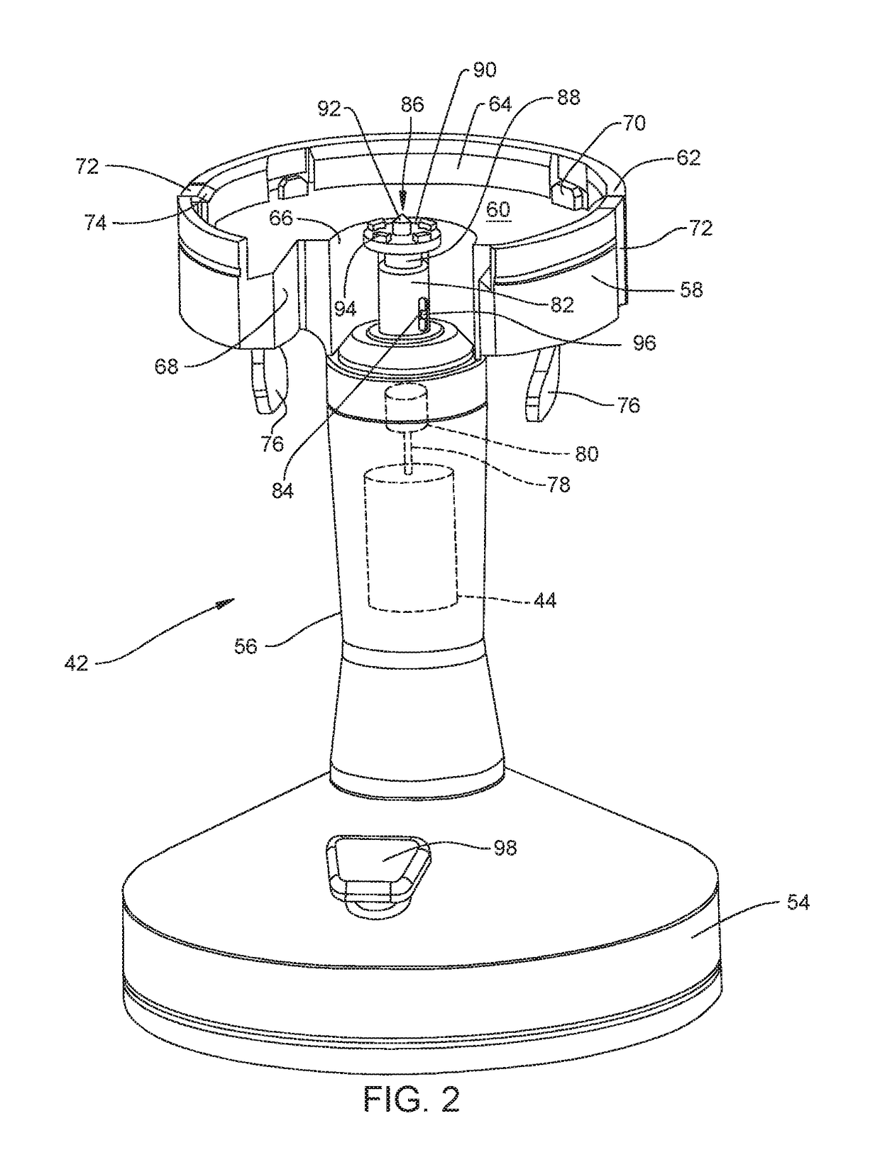Bone cleaning assembly with a rotating cutter that is disposed in a rotating shaving tube that rotates independently of the rotating cutter