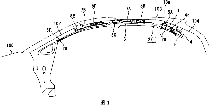 Curtain airbag apparatus