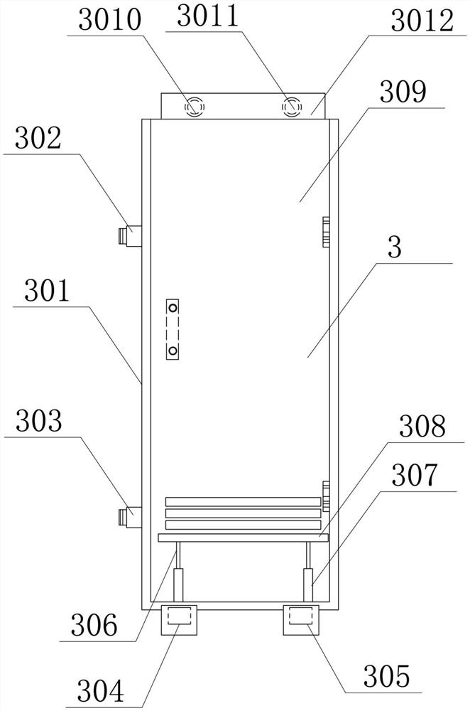 A secondary shaping device for fiberboard composite board