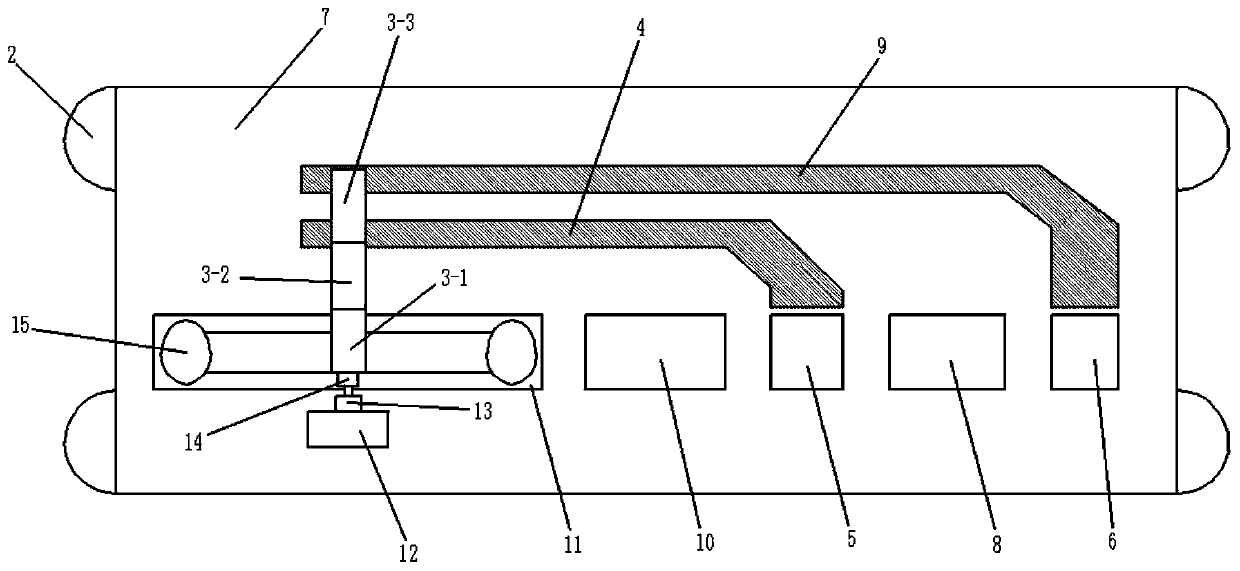 Device for burying and pressing drip irrigation tape on seeder