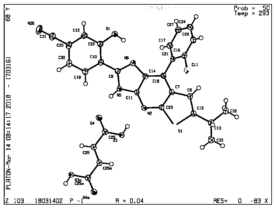 Red solid fluorescent luminescent material and preparation method thereof