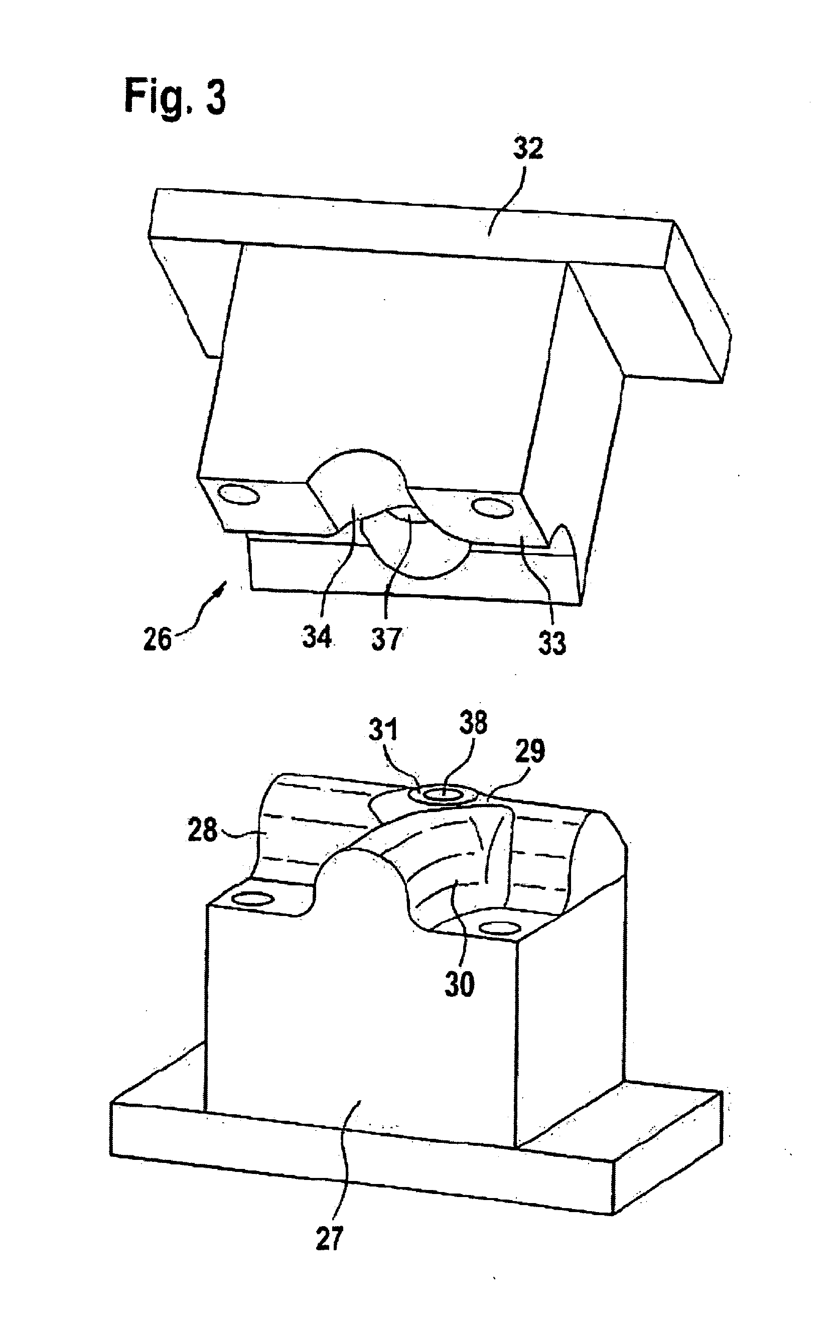 Method and device for production of a hollow section