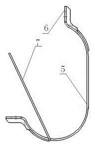 Processing method of pipe clamp parts