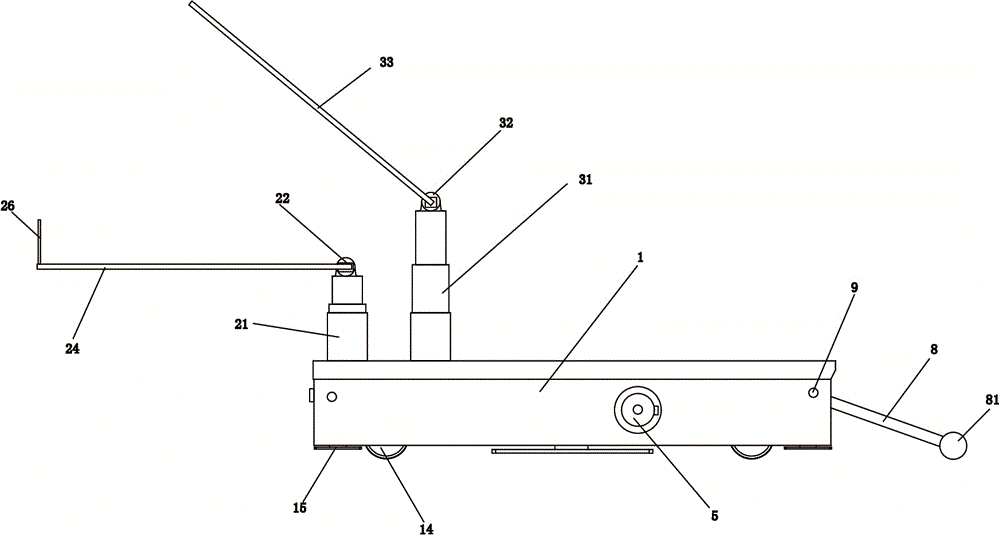 An industrial transport robot