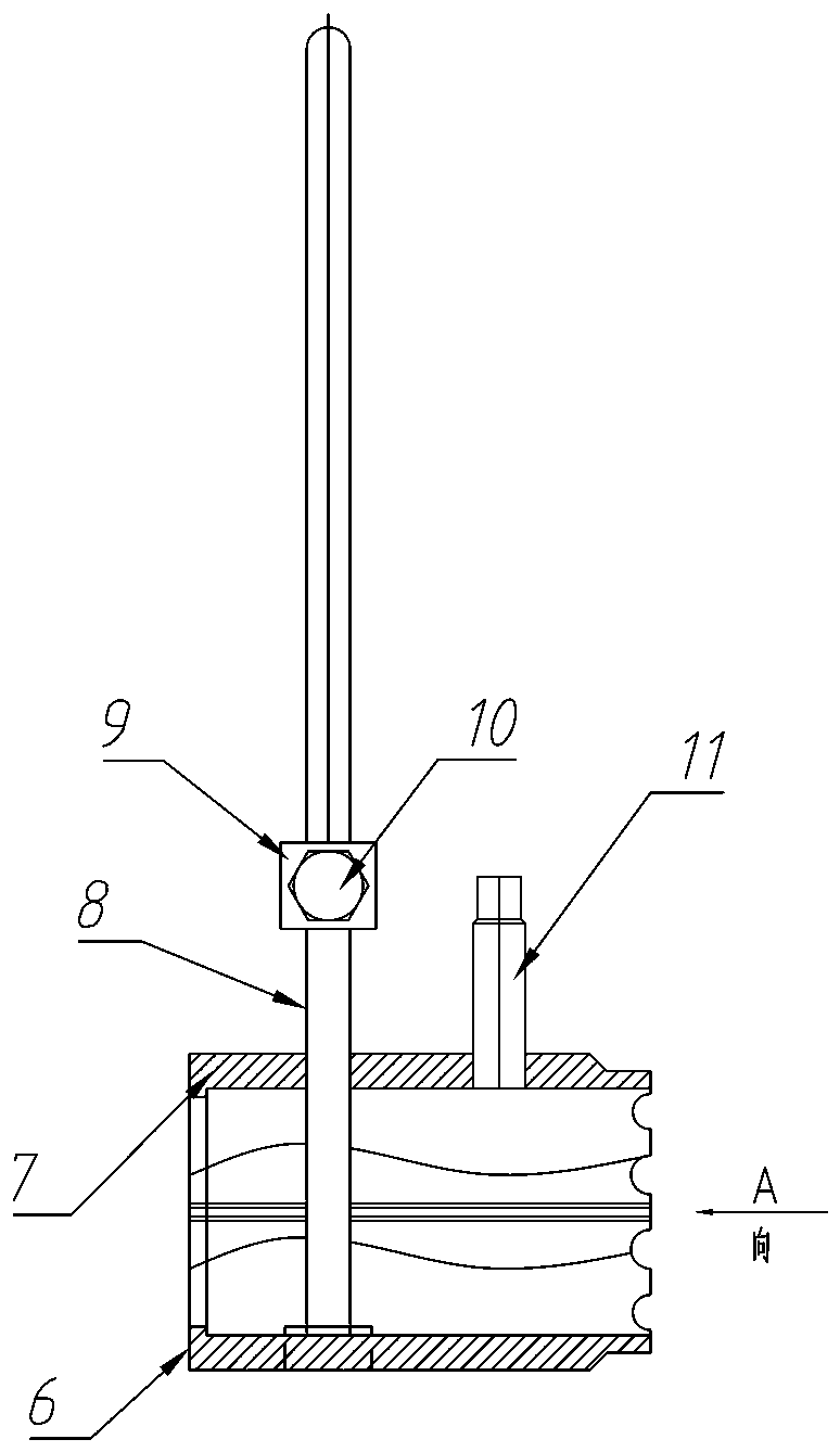 Inner hole welding protection tool and inner hole welding method