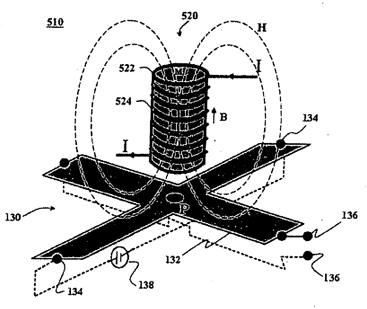 Sensor for a magnetic memory device and method of manufacturing the same