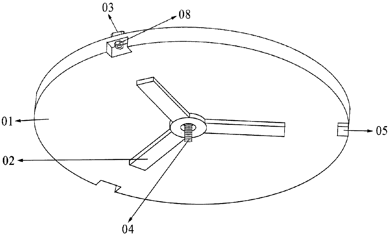 Tray supporting and fixing device