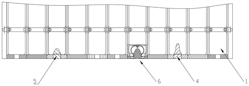 A positioning and locking device for replaceable electronic equipment outside the cabin