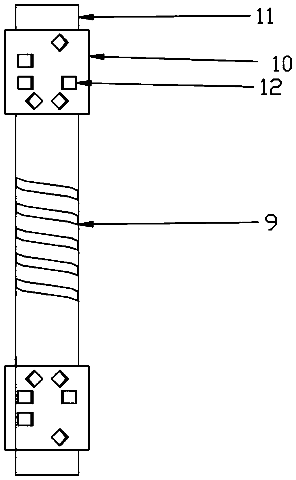 Totally-enclosed fireproof flame-retardant bus duct