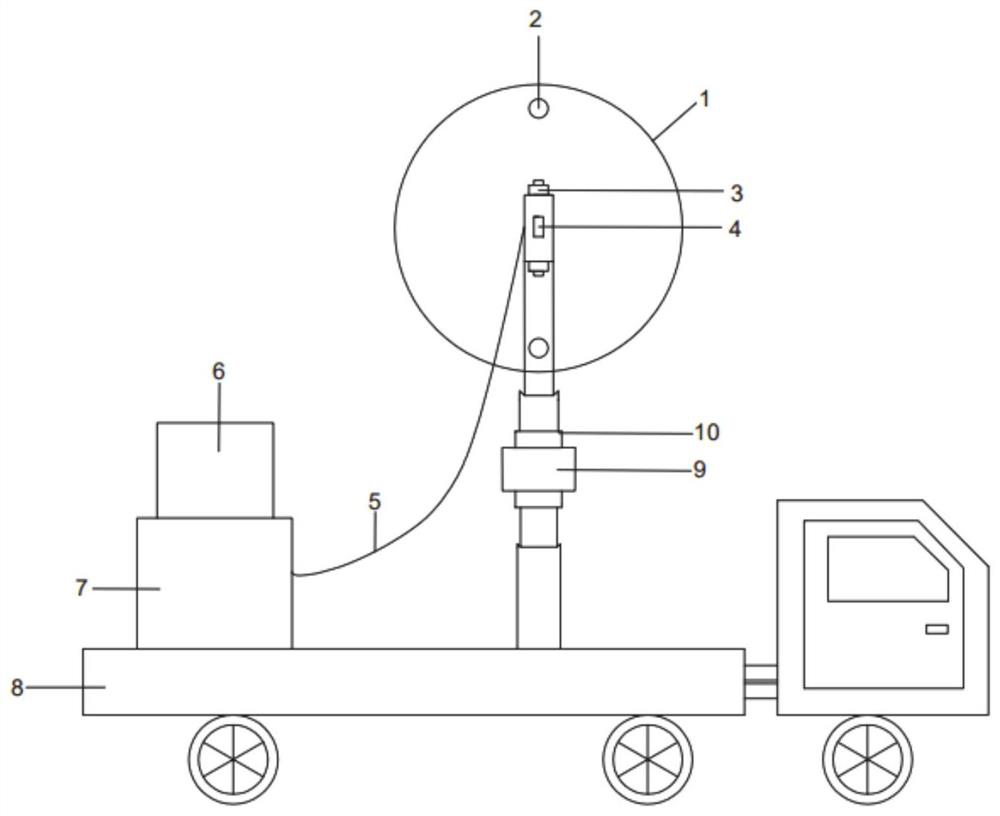 A panoramic imaging system and method based on a vehicle-mounted drill-and-blast tunnel