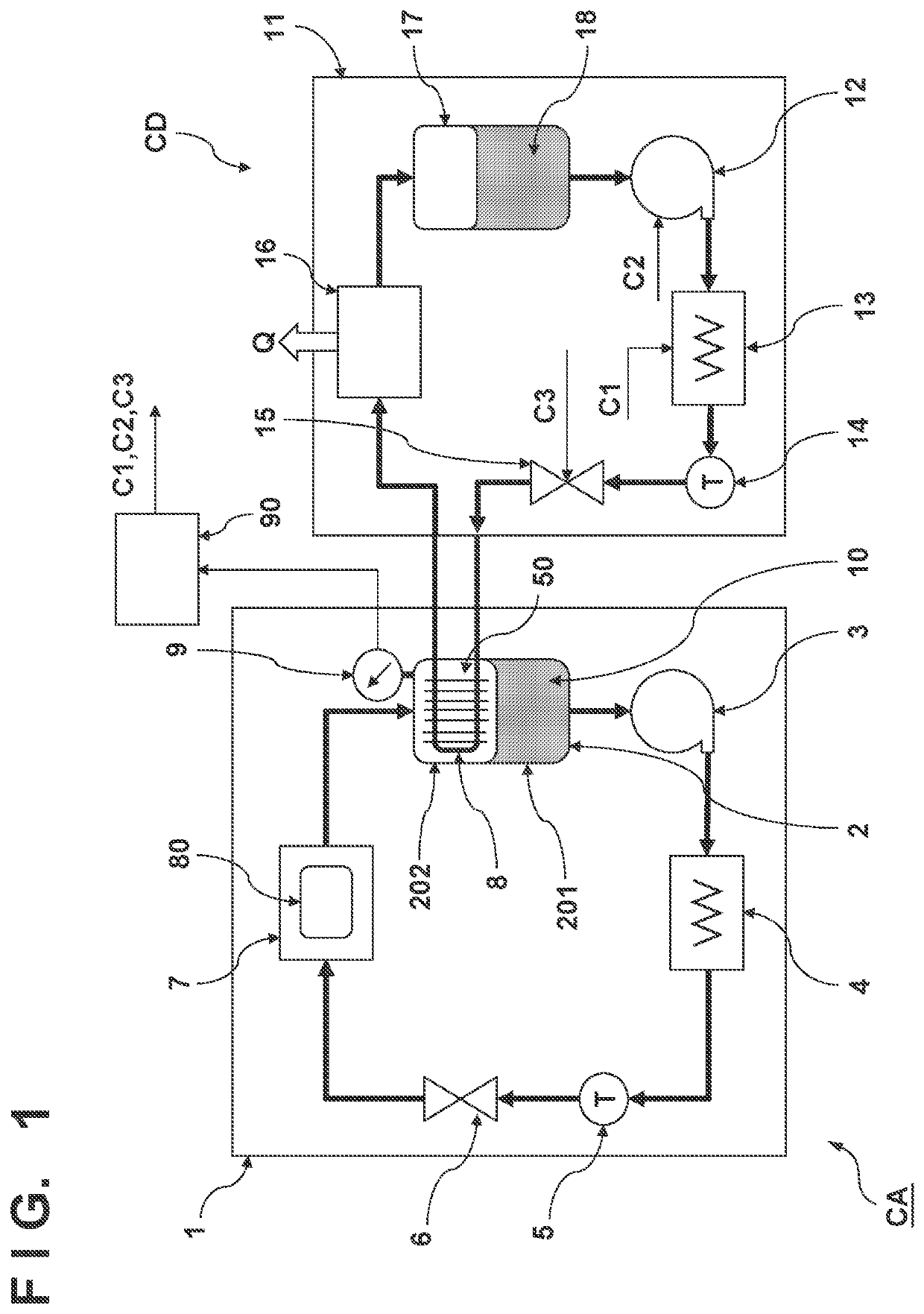 Cooling device, semiconductor manufacturing apparatus, and semiconductor manufacturing method