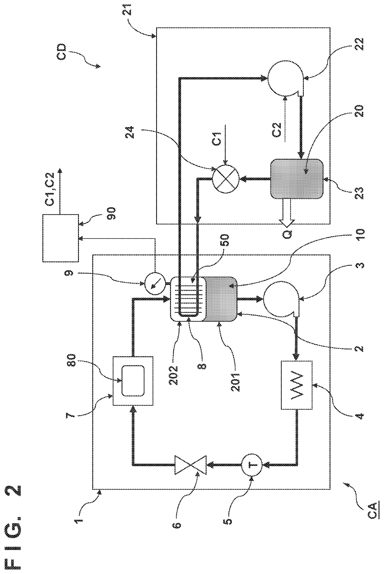 Cooling device, semiconductor manufacturing apparatus, and semiconductor manufacturing method