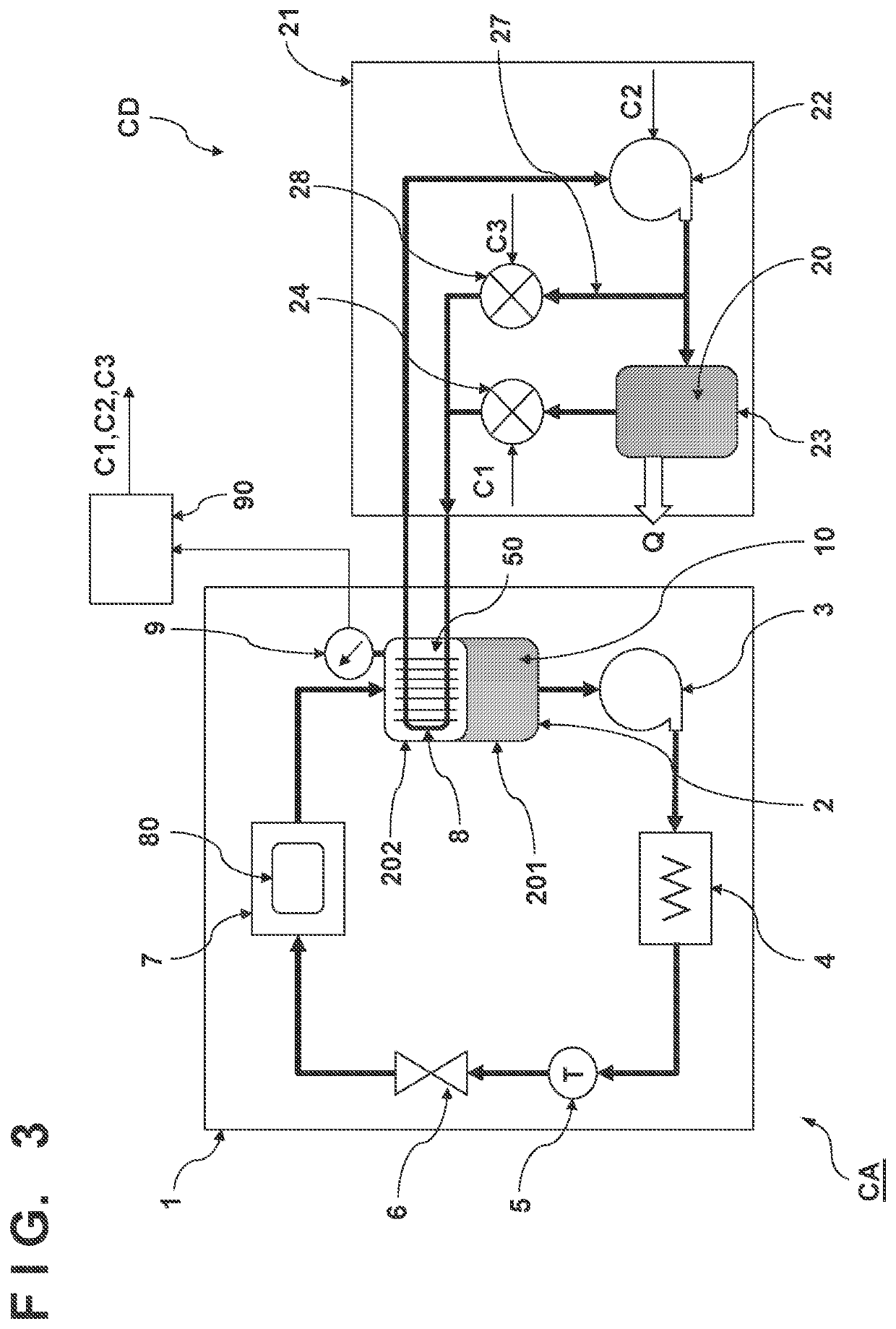 Cooling device, semiconductor manufacturing apparatus, and semiconductor manufacturing method