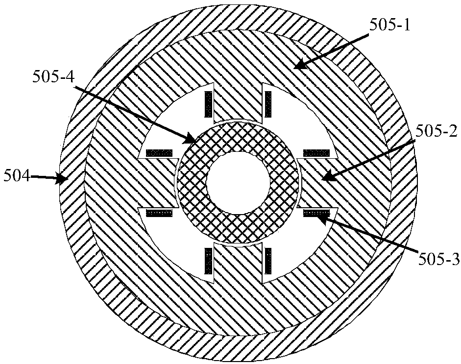 Five-degree-of-freedom magnetic levitation flywheel energy storage device