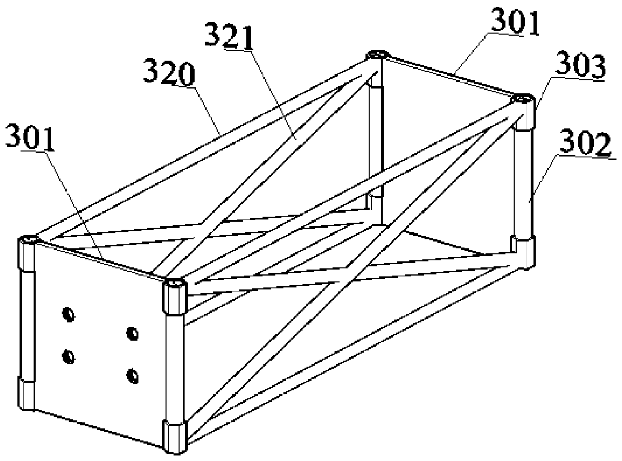 Connection structure for combined wall-light steel frame hybrid house