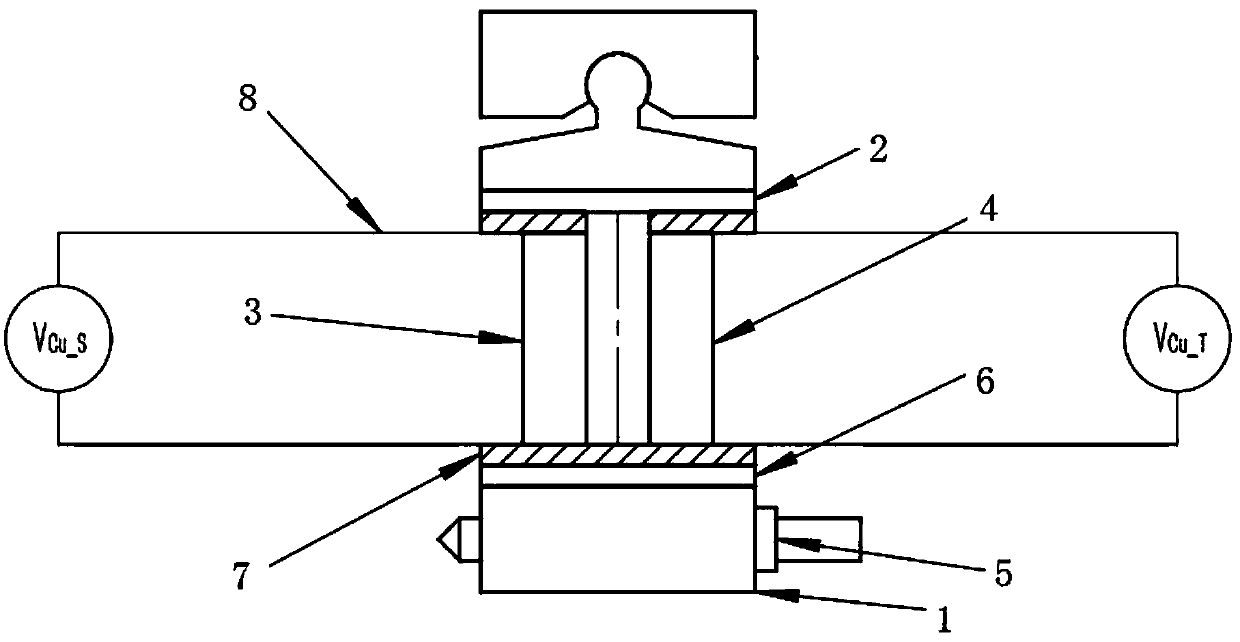 Apparatus and method for measuring Seebeck coefficient of material by contrast method