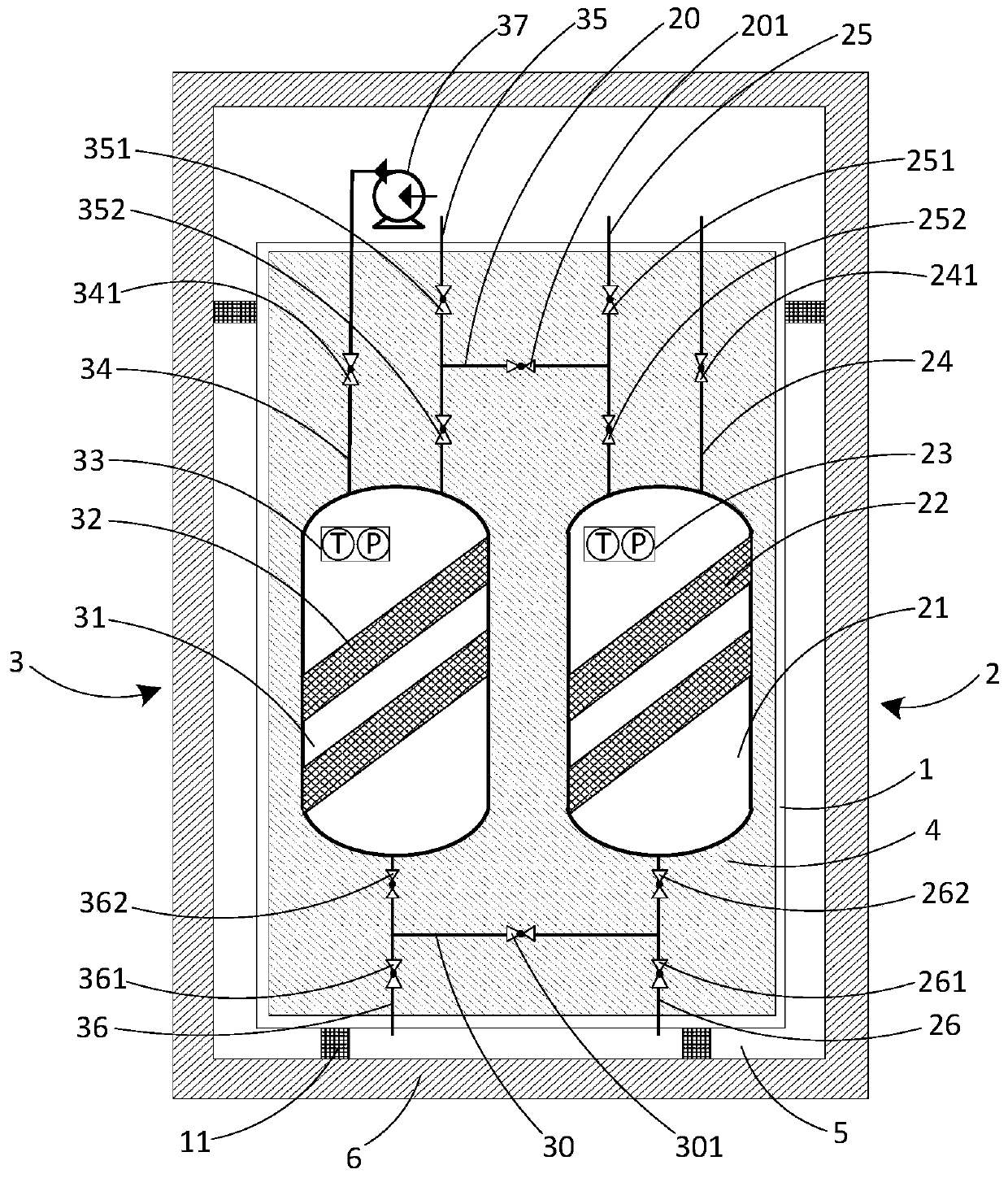 Insulated and pressure-preserved sample sampling device