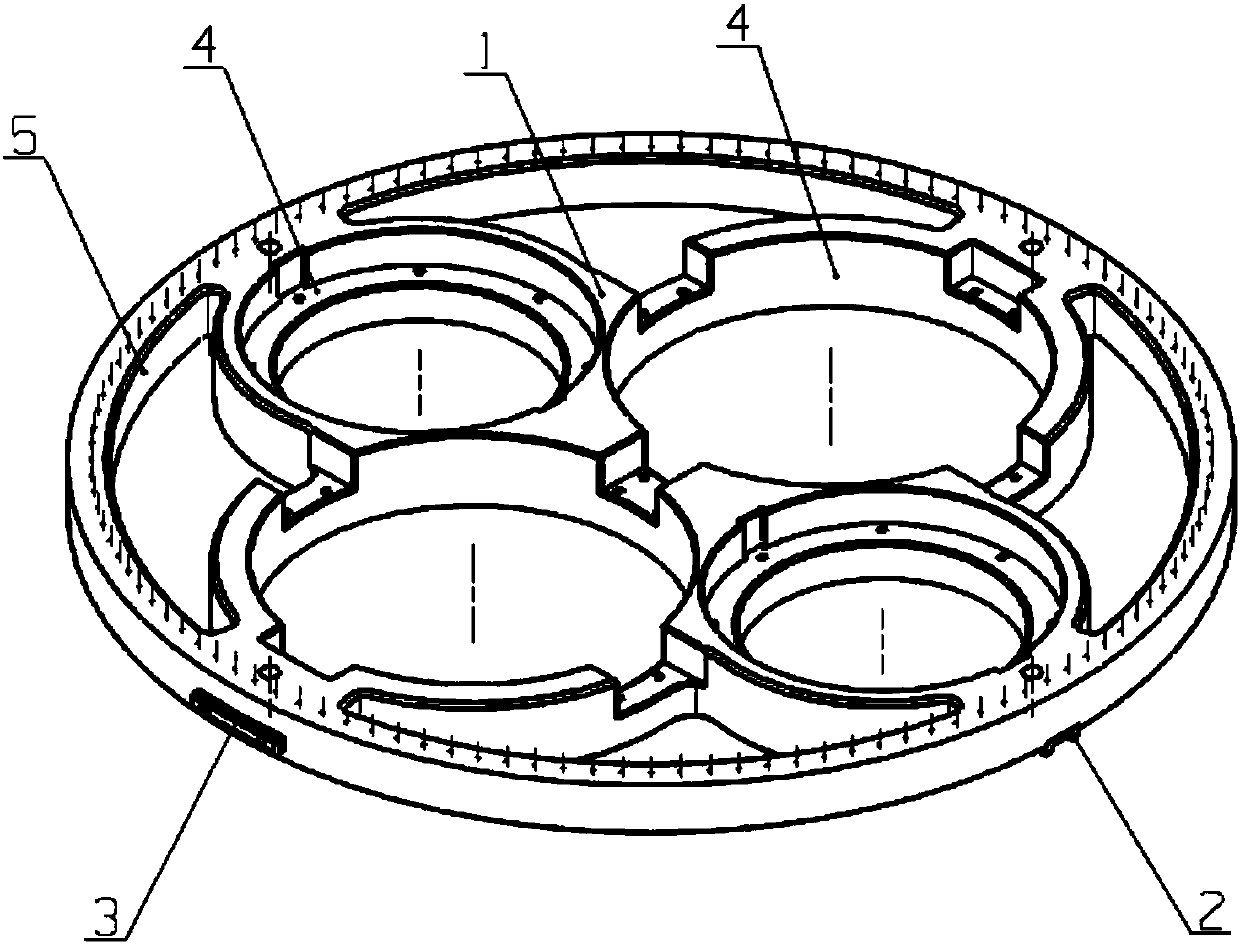 Flange structure suitable for underwater electromagnetic launch device