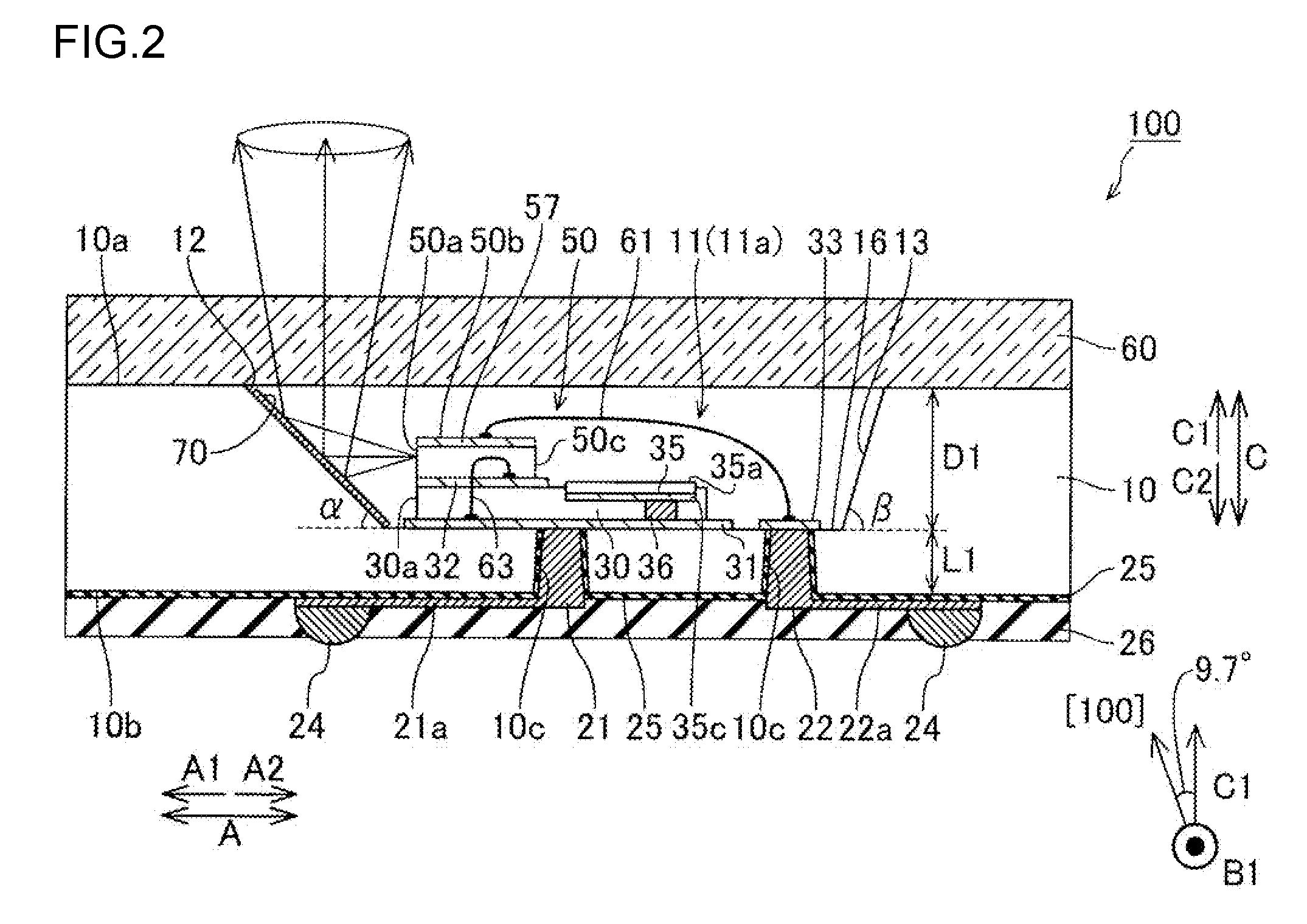 Semiconductor laser device, optical pickup device and semiconductor device