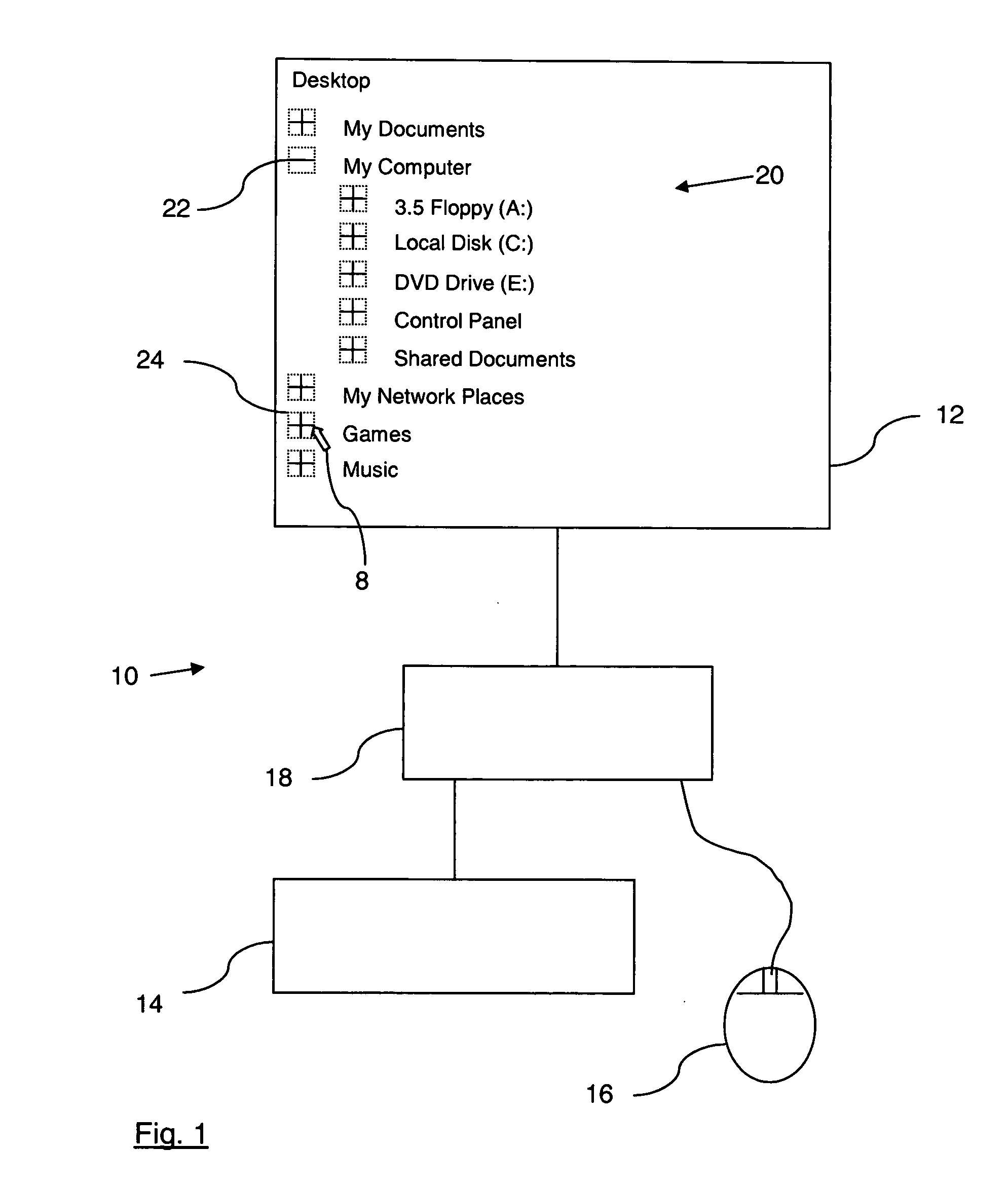 System and method for displaying a graphical tree hierarchy