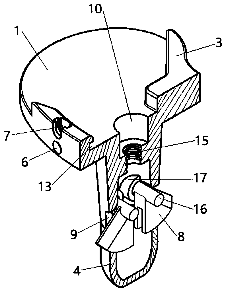 Biological-type knee joint tibial plateau