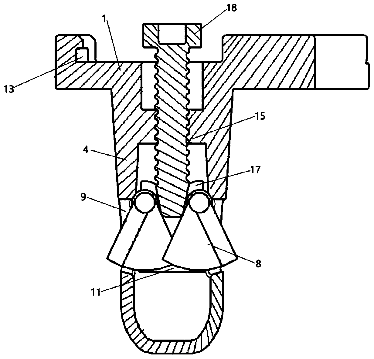 Biological-type knee joint tibial plateau